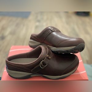 Brown slip on shoe